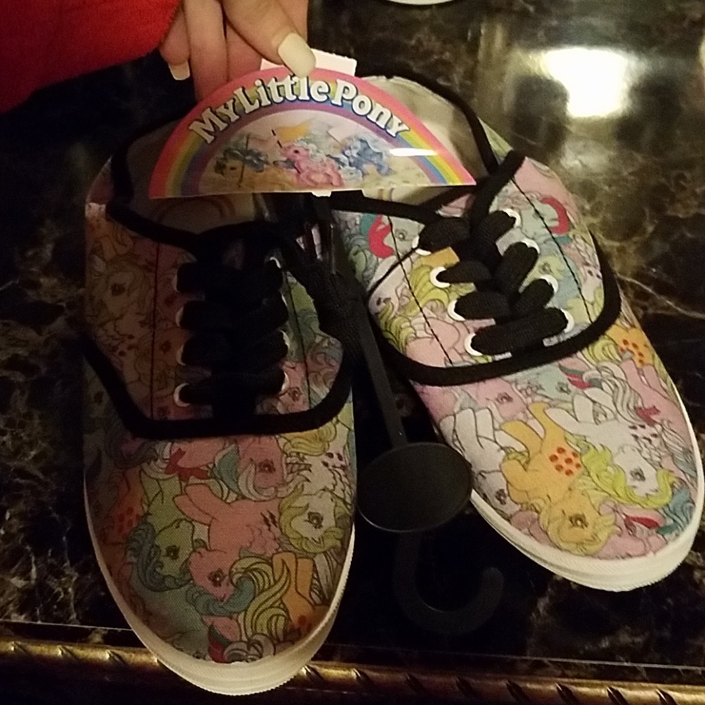 Nwt: extremely adorable adult My Little Pony shoes